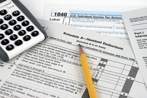 IRS tax forms (ThinkStock photo)