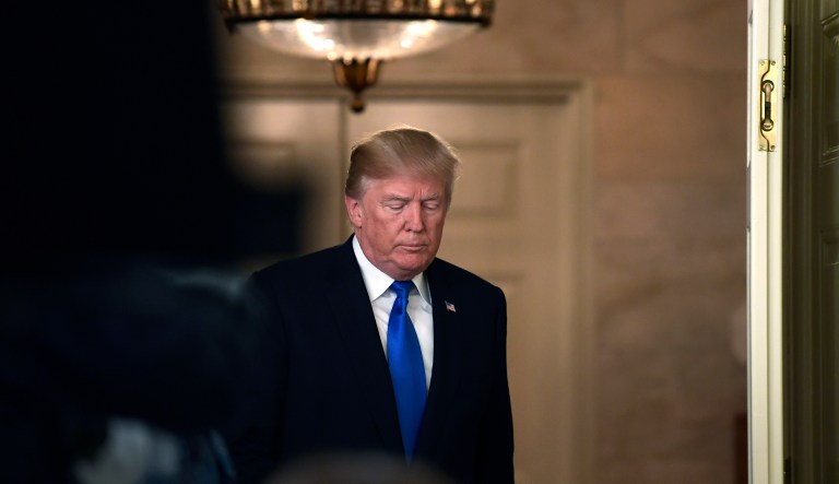 President Trump says Iran is not living up to the 