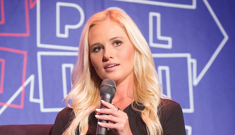 Conservative commentator Tomi Lahren on Wednesday posted a video clip of herself using a vulgar term to describe Rep. Joe Kennedy, D-Mass., as he gave the Democratic response to Tuesday's State of the Union address. Lahren later apologized. (Photo by Colin Young-Wolff/Invision/AP)