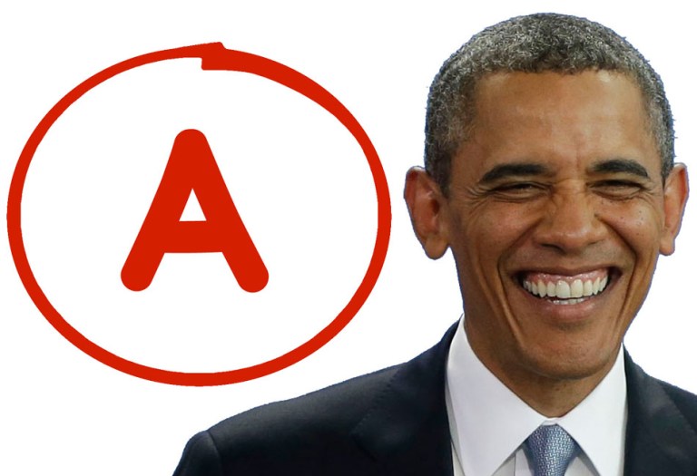 Zogby Report Card: Vacation, staying out of headlines, helps Obama