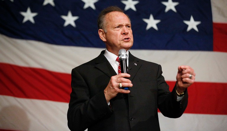 The pro- and anti-Roy Moore camps are sharply divided. Many believe there is still sufficient question surrounding the controversy to render Moore unfit for office, while others are staunch supporters and believe he is innocent until proven guilty. (AP Photo/Brynn Anderson)