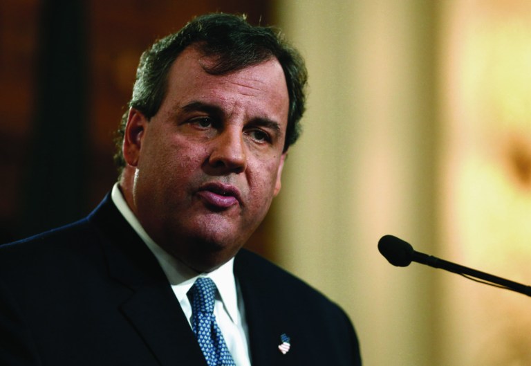New Jersey Gov. Chris Christie insists he didn't know his close aides had plotted last year to shut down access lanes to the George Washington Bridge to create a massive traffic jam and virtually paralyze neighboring Fort Lee, N.J., whose Democratic mayor refused to endorse Christie's re-election. (Photo by Jeff Zelevansky/Getty Images)
