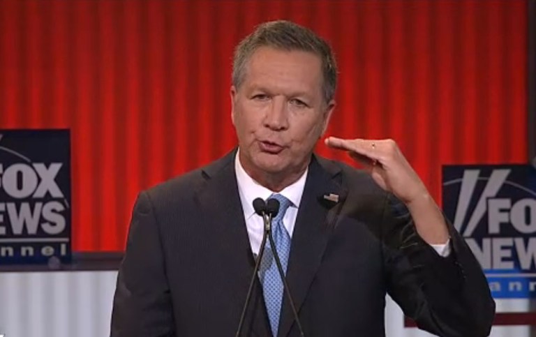 John Kasich ruled out increases in the federal minimum wage in Thursday night's Republican debate, clarifying a stance that had previously been ambiguous.