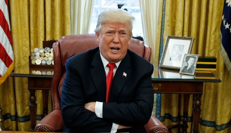 President Trump said Thursday, 