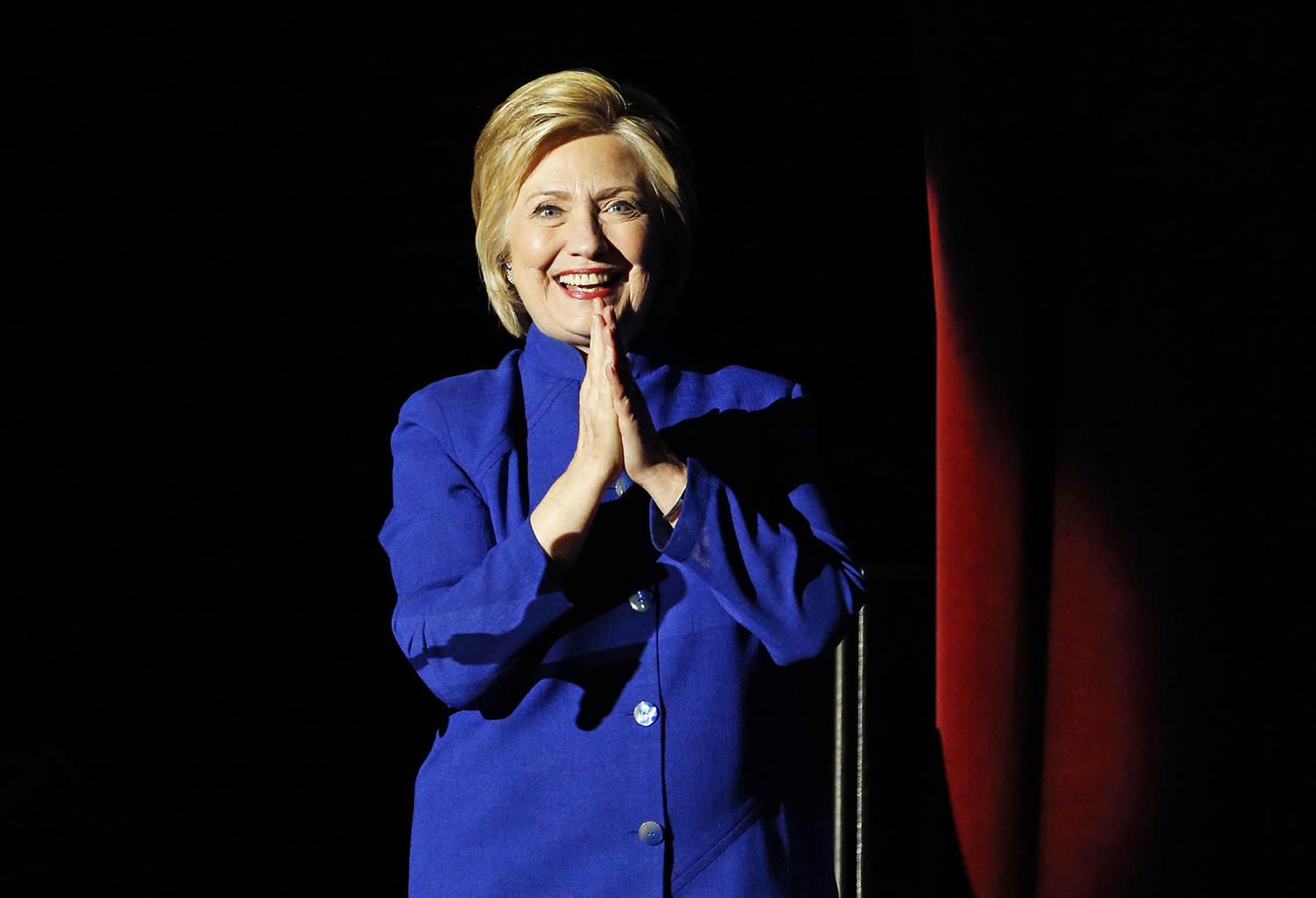 Hillary Clinton: ‘To every little girl who dreams big … tonight is for you’