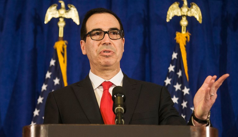 Treasury Secretary Steven Mnuchin said that President Trump hopes to pick a Federal Reserve chairman in the next month. Fed Chairwoman Janet Yellen's term runs out at the end of January. (AP Photo/Andres Kudacki, File)