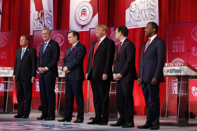Every Republican presidential candidate agreed that the Senate should not confirm an Obama nominee. (AP Photo/John Bazemore)