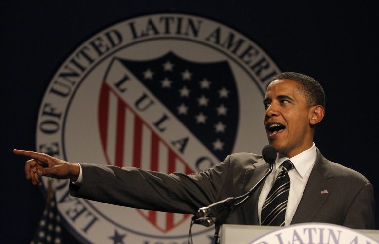 President Obama's job approval rating among Hispanic Americans has plunged from 75 percent in December 2012 to 52 percent today. (AP File)