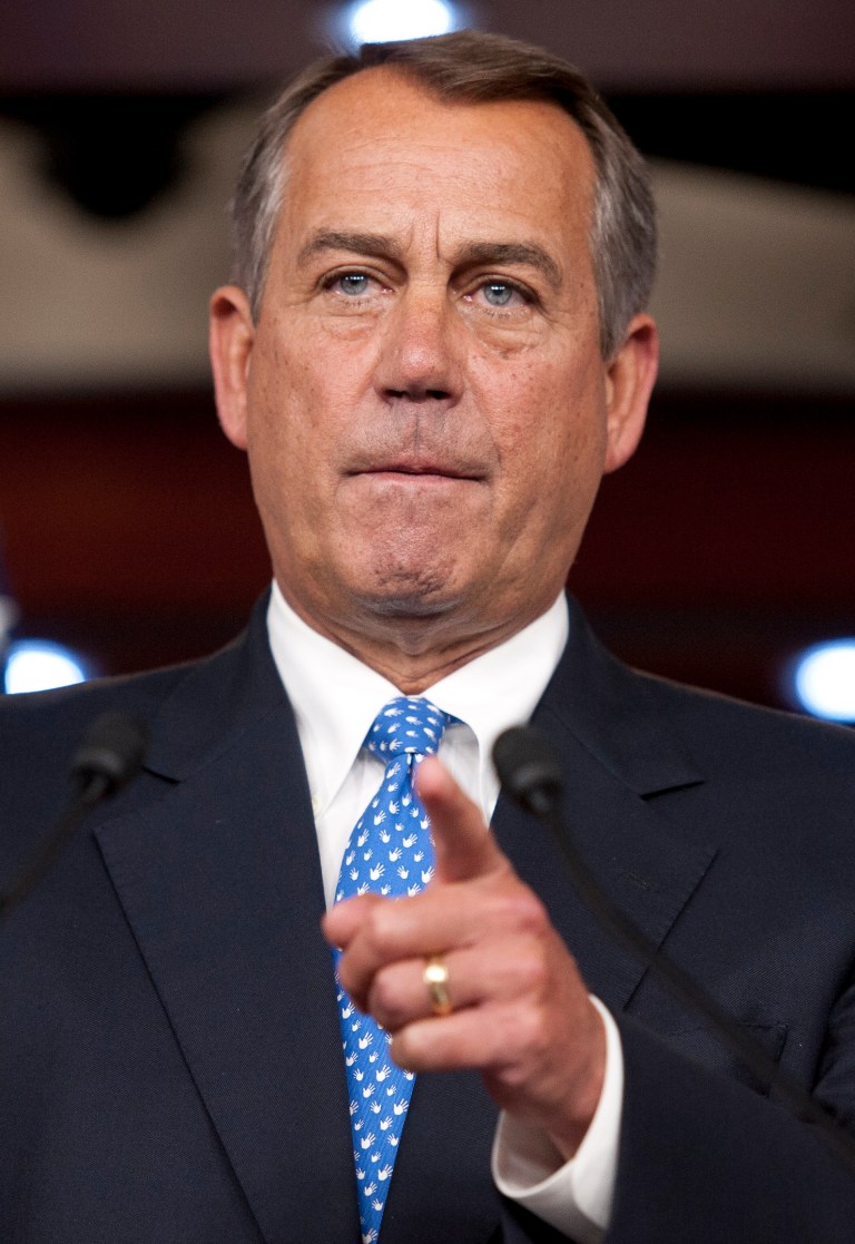 House Speaker John Boehner, R-Ohio, said IRS targeting of Tea Party groups went beyond poor management, asking, 