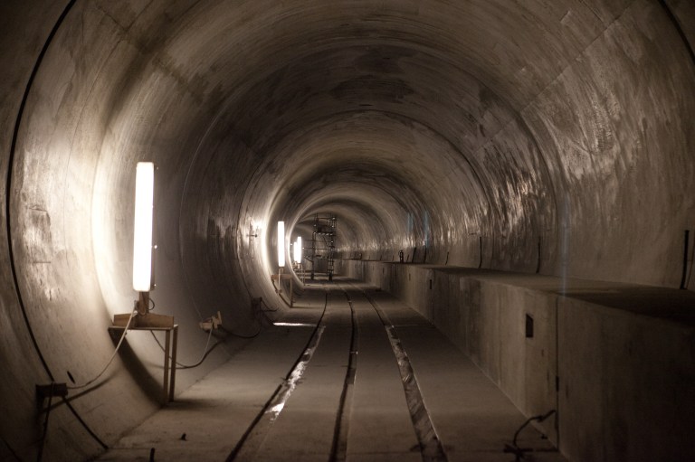 The under-construction Silver Line (Examiner file photo)