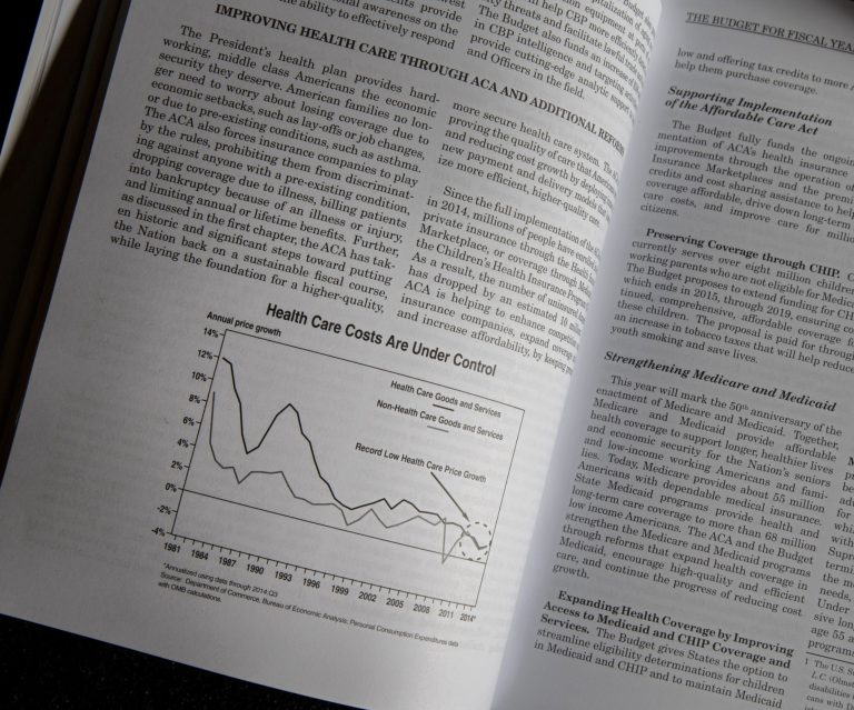 Those numbers could affect how much the Obama administration credits the Affordable Care Act for affecting health care spending. [AP Photo]