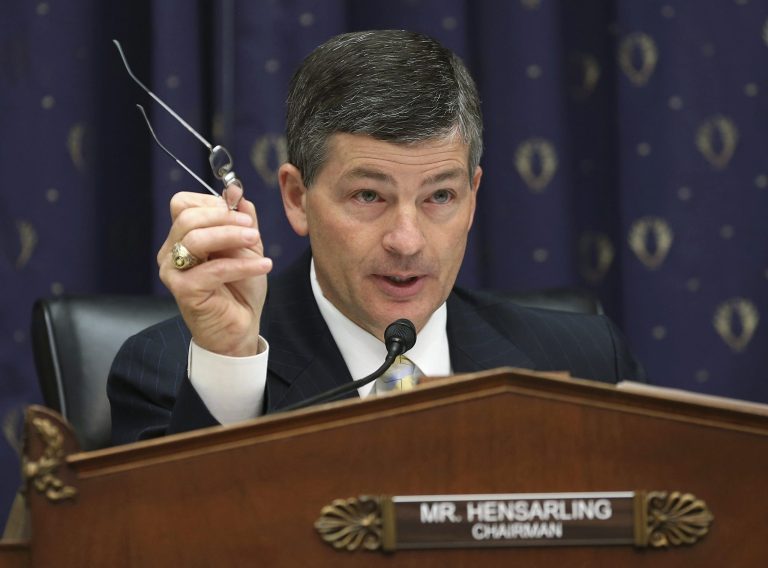 In the House, Financial Services Committee Chairman Jeb Hensarling, R-Texas, has led the charge to end the bank. (Getty images/Mark Wilson)