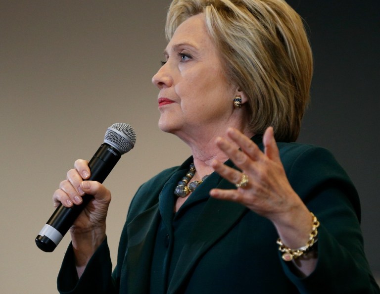 Yes, technically Hillary Clinton won the Nevada and Iowa Caucuses. But what's more important at this stage in the cycle is momentum and a positive news cycle. (AP Photo)