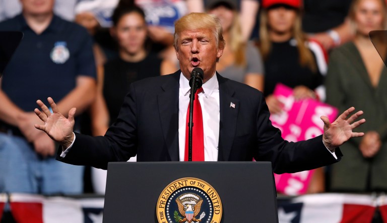 President Trump on Wednesday vowed to push for legislation 