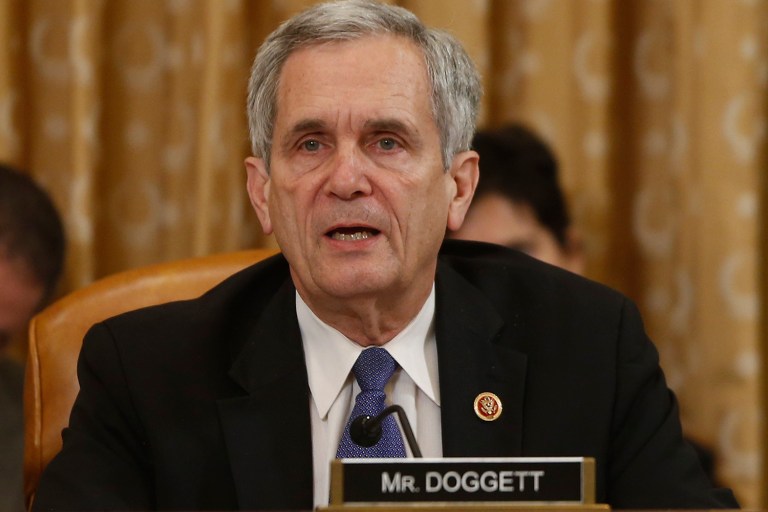 Rep. Lloyd Doggett, D-Texas, presented a motion to delay the hearing on the GOP plan to repeal and replace Obamacare, saying lawmakers should have more time to review the measure that GOP House leaders announced Monday. (AP Photo/Charles Dharapak)