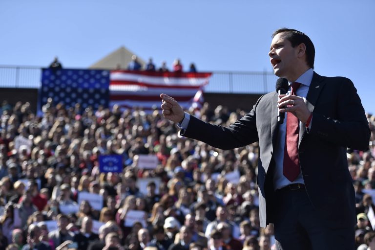 Rubio mocks Trump as a 