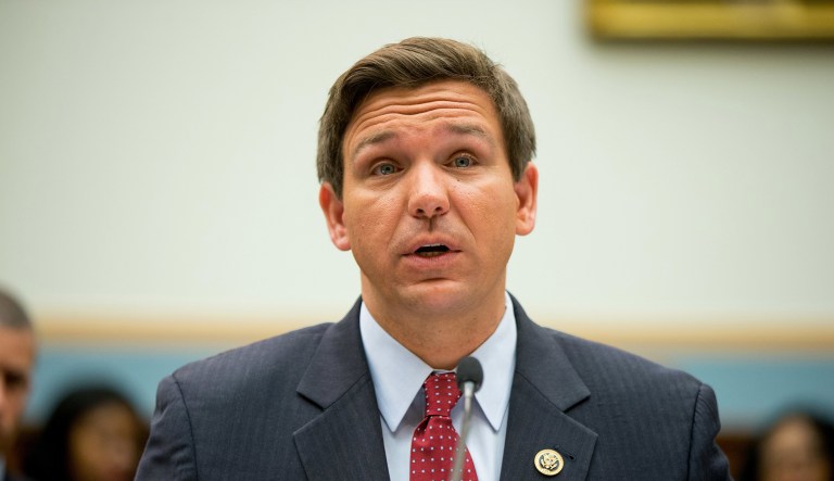 The Republican has the backing of President Trump, who tweeted out his support in December. (AP Photo/Andrew Harnik)