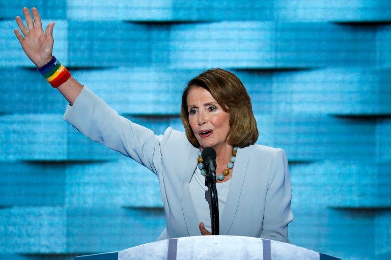 Nancy Pelosi loyalists said they were ready to vote for her Thursday as planned, before she decided to delay the vote. (AP Photo)