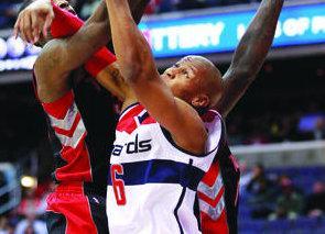 Evans is back in action for Wizards