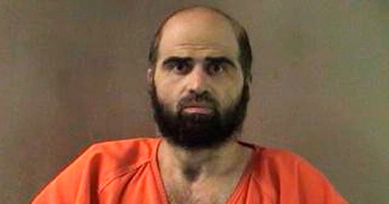 Former Army psychiatrist Maj. Nidal Hasan (AP/Bell County Sheriff's Department)