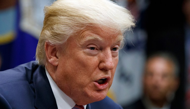 Trump's insult-laden style and constant tweeting strikes many people as repugnant and, if sometimes momentarily effective in framing issues, often self-defeating in both the short and long run. (AP Photo/Evan Vucci)