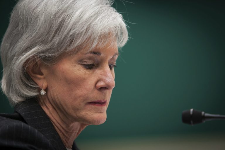 Health and Human Services Secretary Kathleen Sebelius made 
