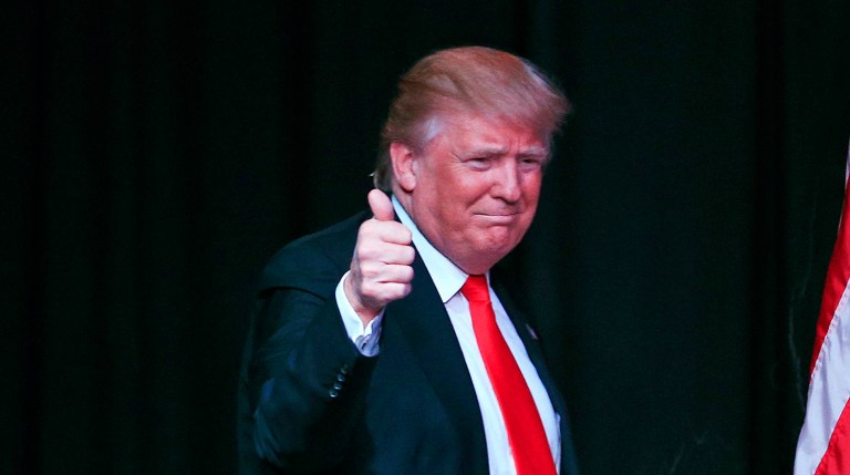 Trump spoke with 2012 GOP nominee Mitt Romney and ex-White House hopefuls John Kasich, Carly Fiorina and Jeb Bush, according to social media and pool reports. (AP Photo/John Locher)