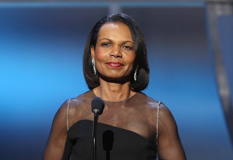 Former Secretary of State Condoleezza Rice will meet with the vice president-elect during his brief visit to Washington on Wednesday. (Photo by John Salangsang/Invision for NFL/AP Images)