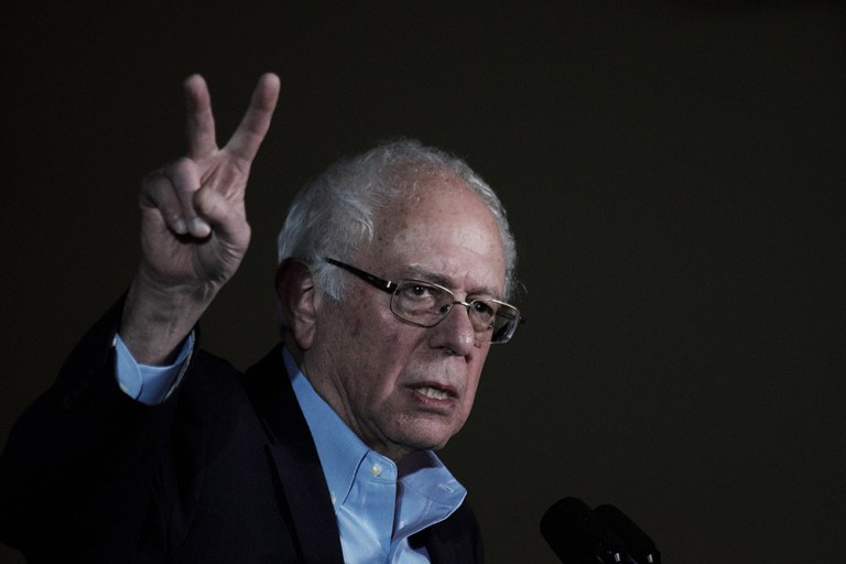 Bernie Sanders would love to replicate President Obama's stunning 2008 upset of Hillary Clinton. But even he is skeptical he can replicate her turnout. (Bloomberg/T.J. Kirkpatrick)