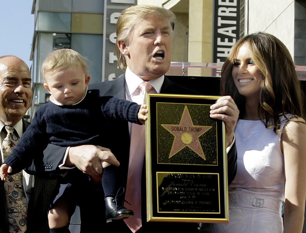 Trump’s Walk of Fame star vandalized with swastika