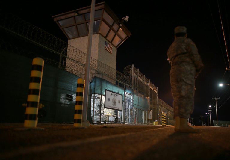 A six-person team was at Fort Leavenworth in Kansas last week to assess the cost of moving detainees from Guantanamo Bay to the U.S. (Getty Images file)