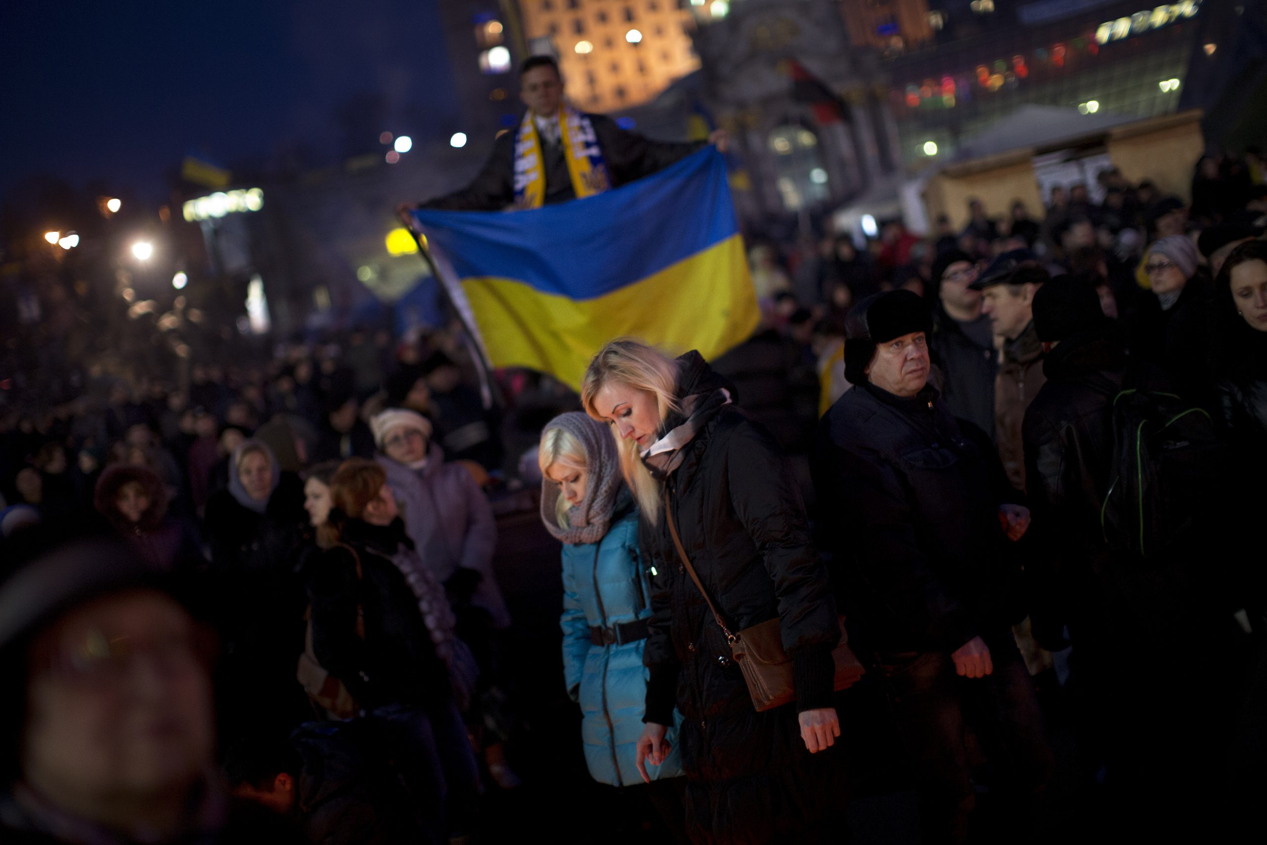 Protesters in Ukraine and Venezuela seek the rule of law