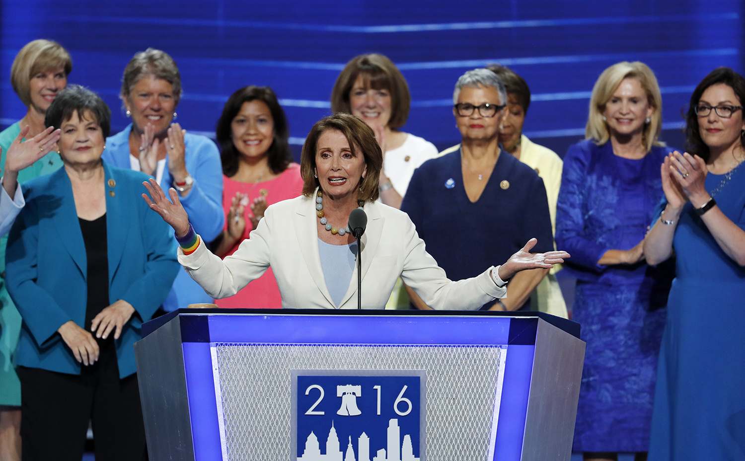 Pelosi: ‘Nothing is more wholesome’ than women in politics