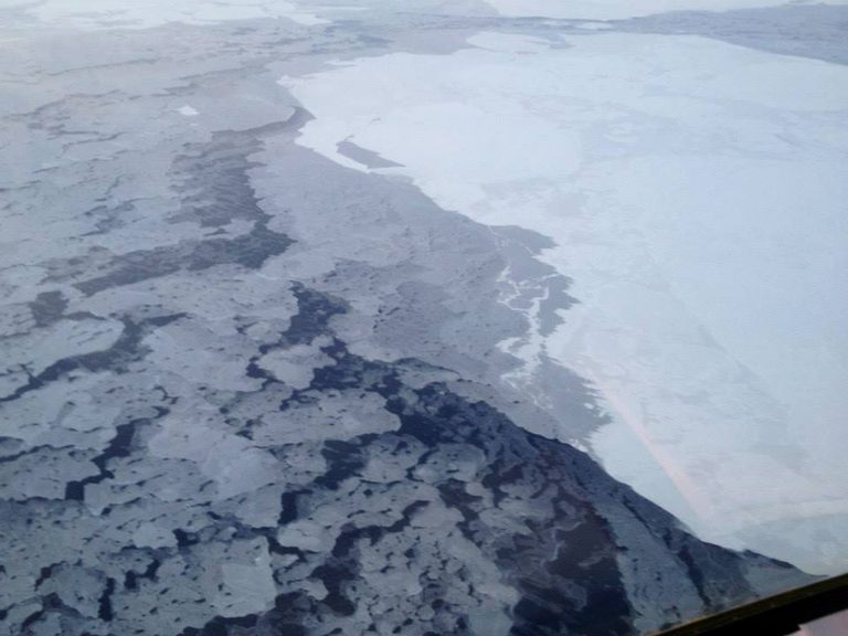 This handout photo provided by The National Oceanic and Atmospheric Administration (NOAA) shows Arctic sea ice in 2013. The Arctic isn't nearly as bright and white as it used to be because of more ice melting in the ocean, and that's turning out to be a global problem, a new study says. With more dark, open water in the summer, less of the sun's heat is reflected back into space. So the entire Earth is absorbing more heat than expected, according to a study published Monday in the Proceedings of the National Academy of Sciences.  (AP Photo/NOAA)