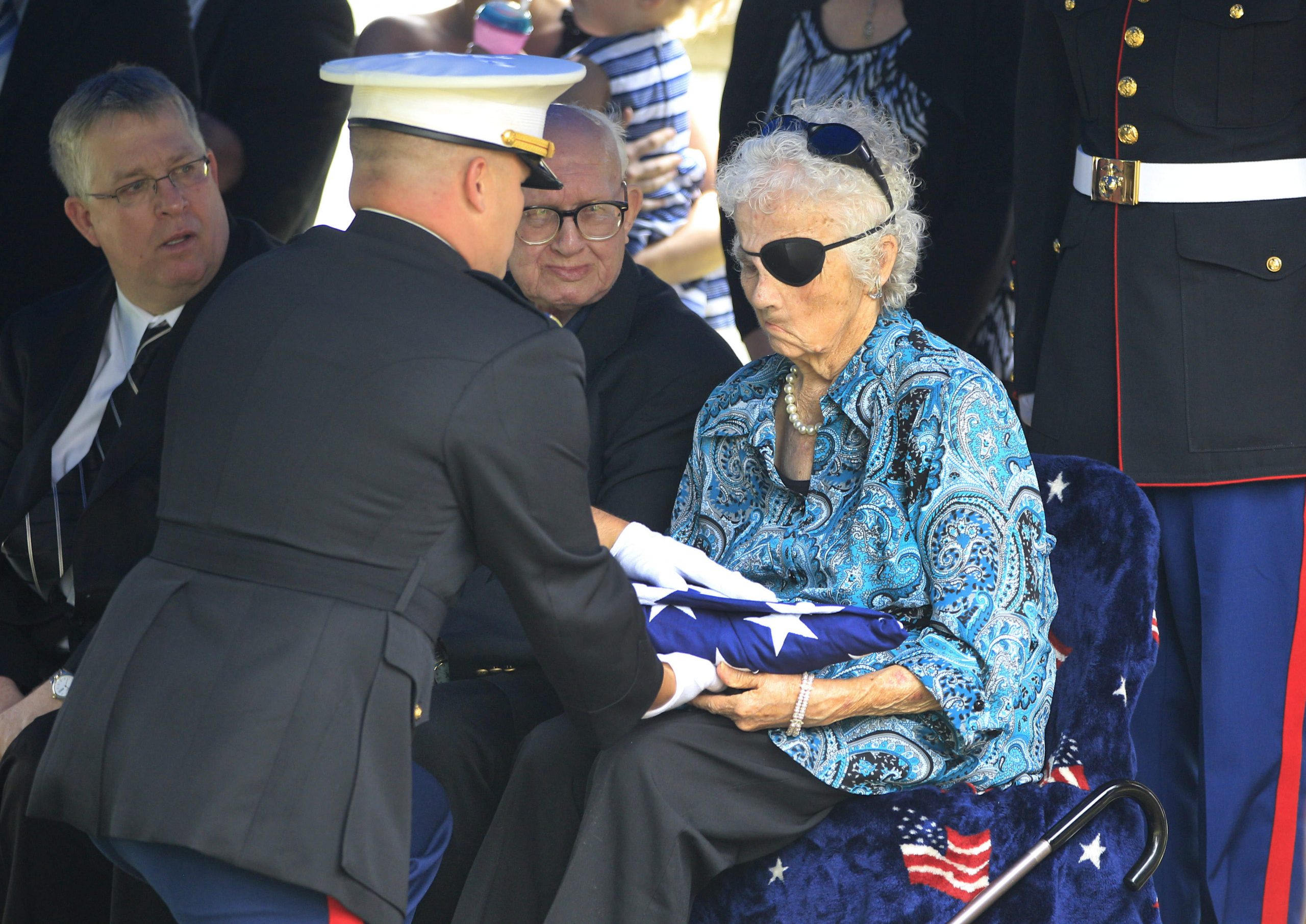 WWII Marine finally laid to rest in Michigan