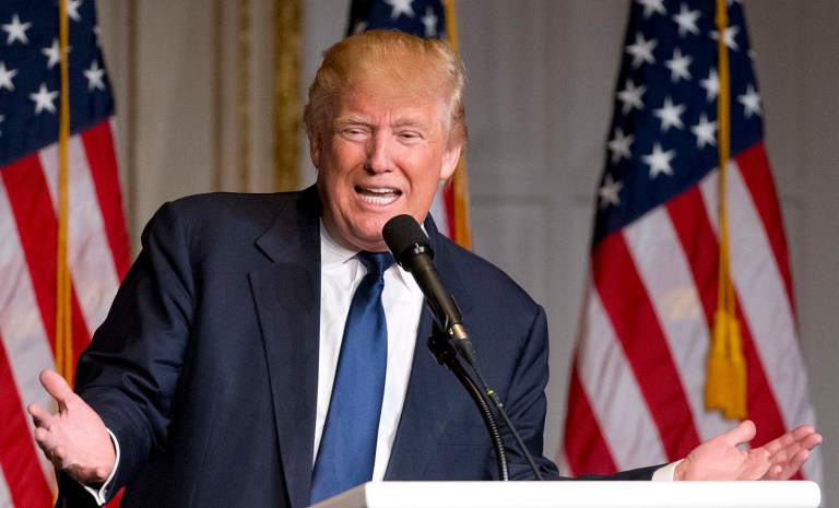 Student protestors showed up outside the office of the school's president, with some eventually meeting with him to discuss the chalkings and asking him to 