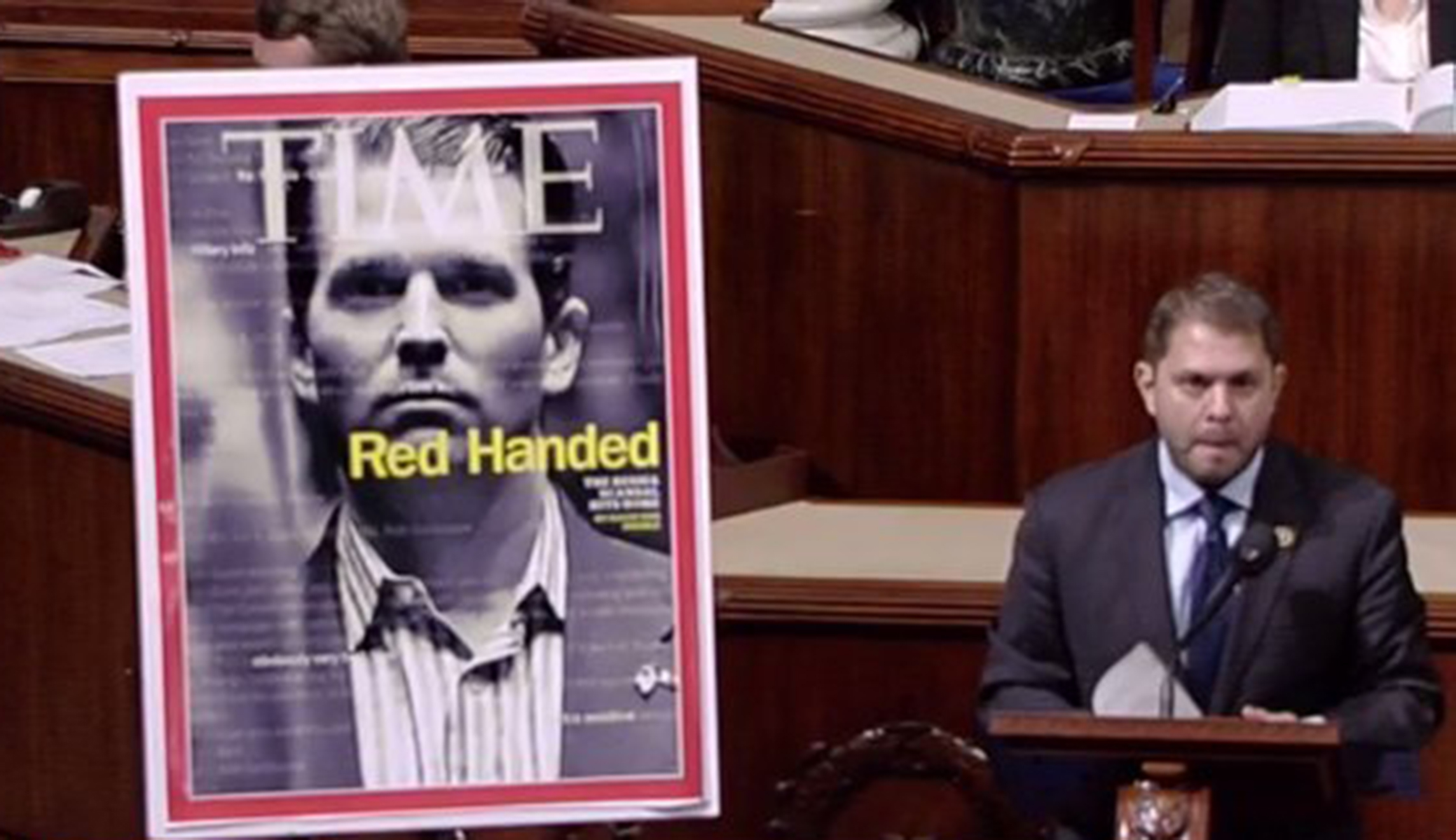 Where the charts senators and congressmen use in their floor speeches come from