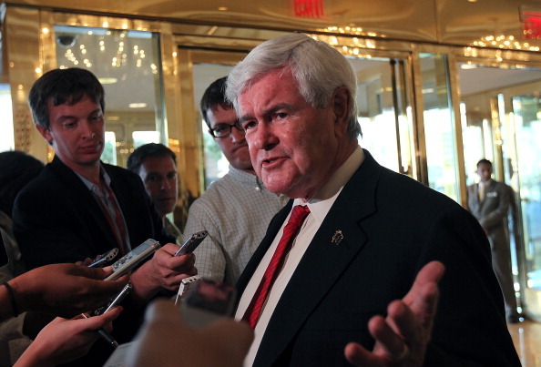 Newt gets convention’s consolation prize