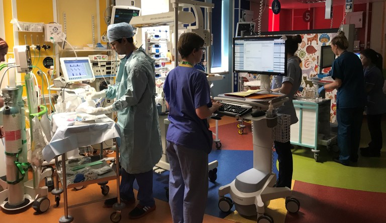 The National Health Service is already under immense pressure due to aging patients and overwhelmed hospital wards. But the shortage of nurses can only make things worse. (Business Wire via AP)