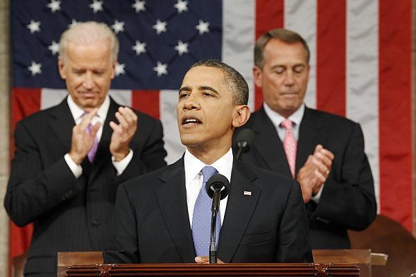 Obama jobs speech now campaign ad?
