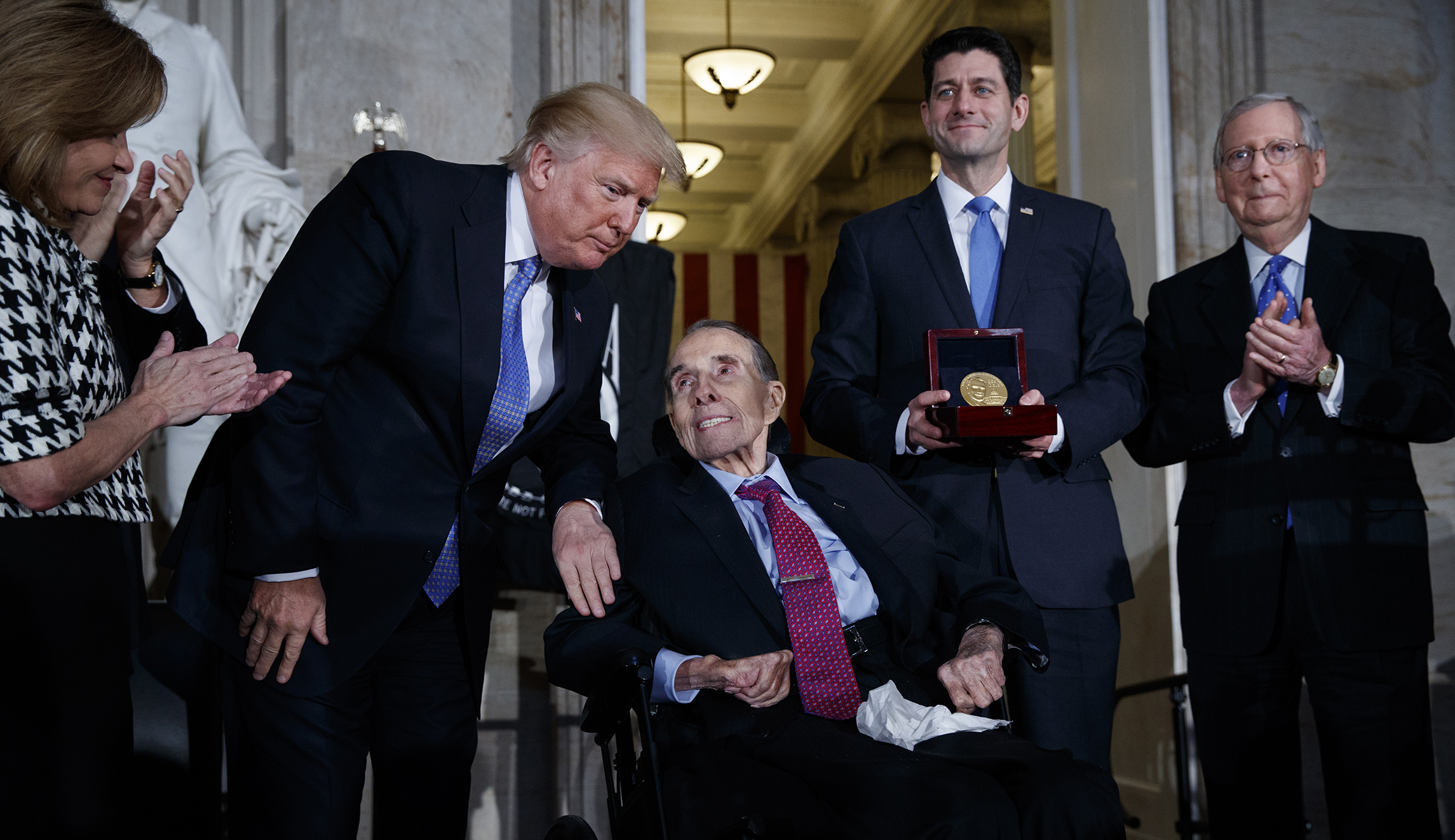 Trump honors ‘American hero’ Bob Dole at Gold Medal ceremony