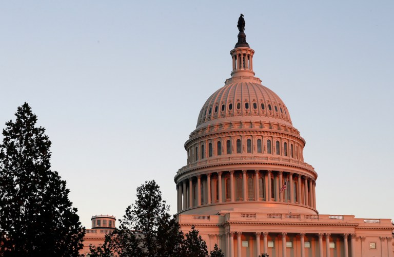 The outline of Trump's initial budget calls for a steep cut to State Department funding. (AP Photo/Alex Brandon)