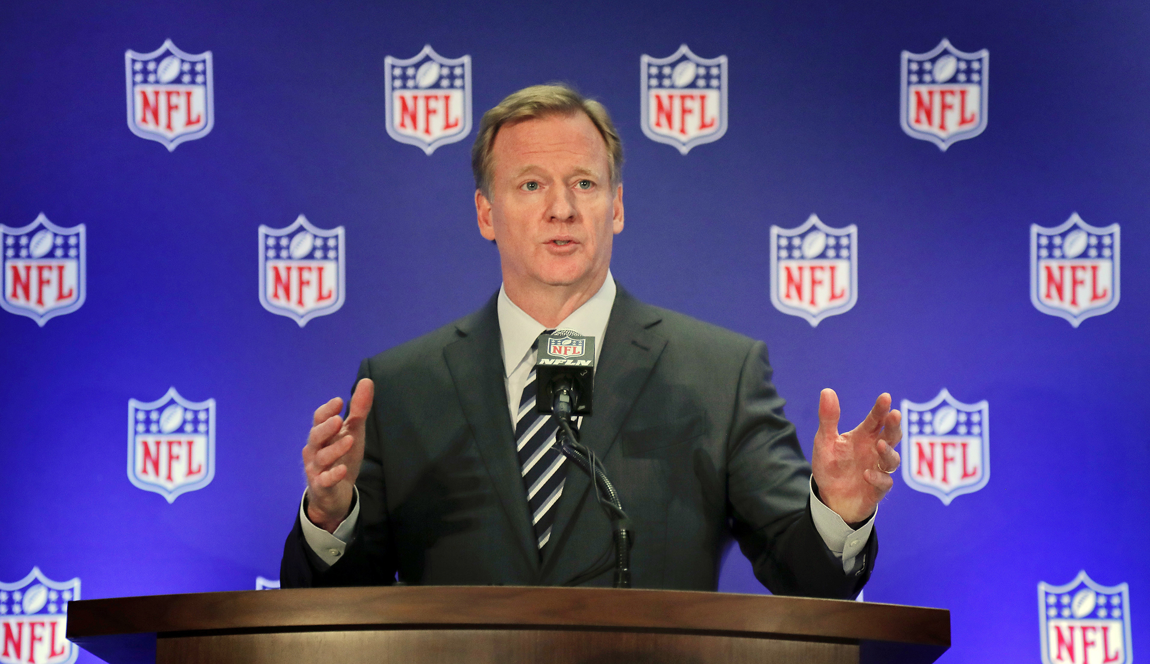 Roger Goodell: NFL believes ‘everyone should stand for national anthem,’ but won’t force players to do so