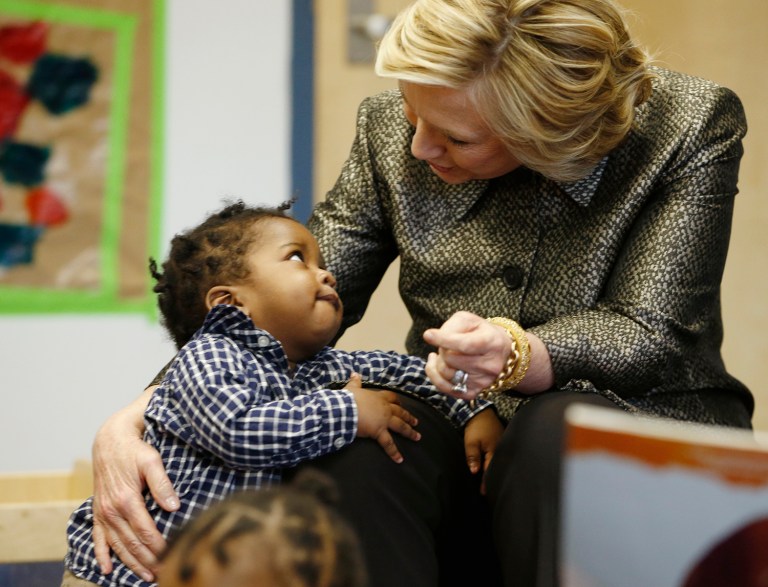 A better framing would be to explain that both Clinton and Trump are flawed human beings, and that people voted for and against them for a variety of complex reasons. (AP Photo/Kathy Willens, Pool)