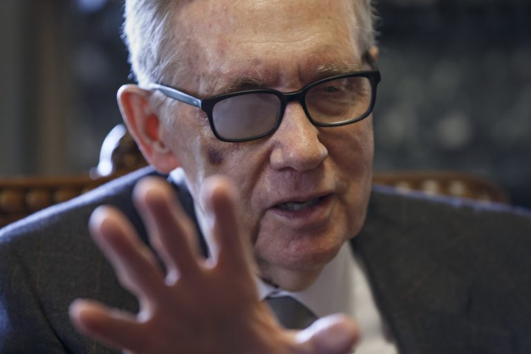 Senate Minority Leader Harry Reid, D-Nev., has threatened to block the bill if the language isn't taken out. (AP Photo/J. Scott Applewhite)