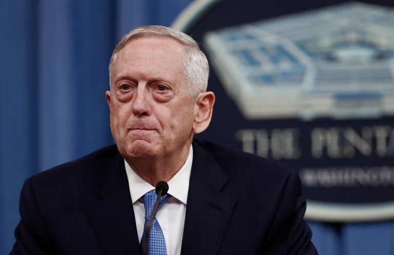 Defense Secretary Jim Mattis has privately agreed with Capitol Hill defense hawks who say President Trump's budget proposal is not enough to rebuild the military, according to a report Friday. (AP Photo/Carolyn Kaster, File)