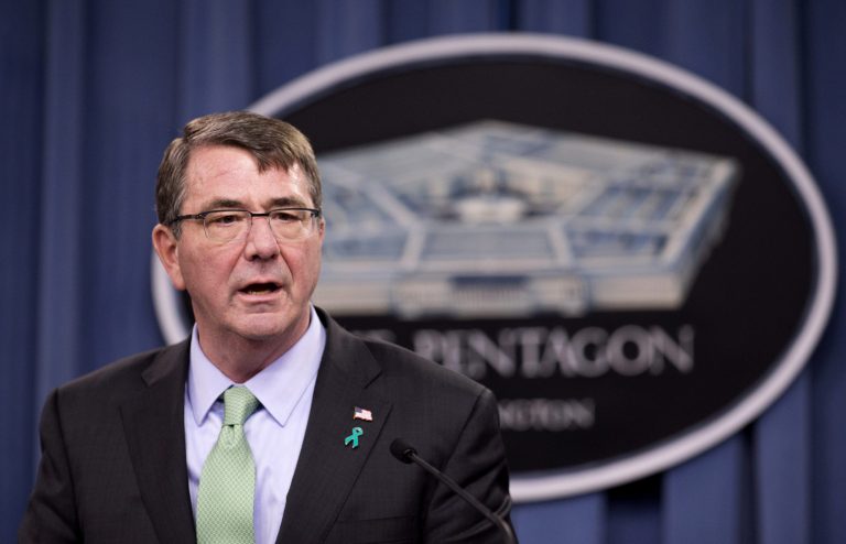 Defense Secretary Ash Carter will travel to Israel and Saudi Arabia next week. (AP Photo)