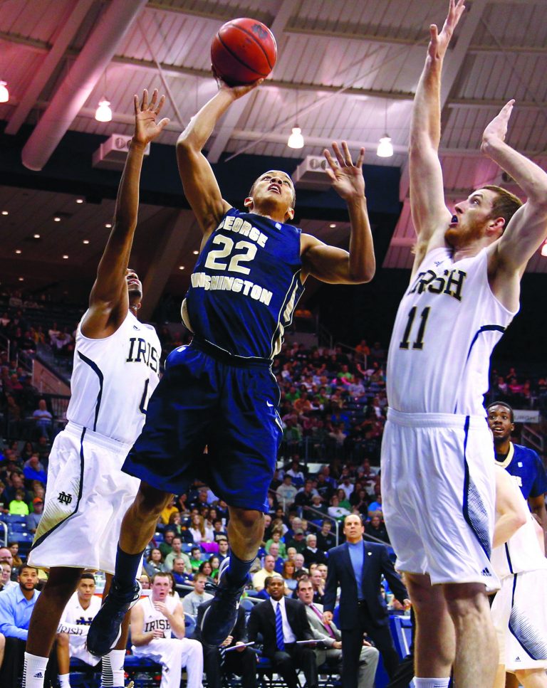 Michael Hickey/Getty Images
George Washington's Joe McDonald struggled in nonconference games, compiling more turnovers (39) than assists (35).