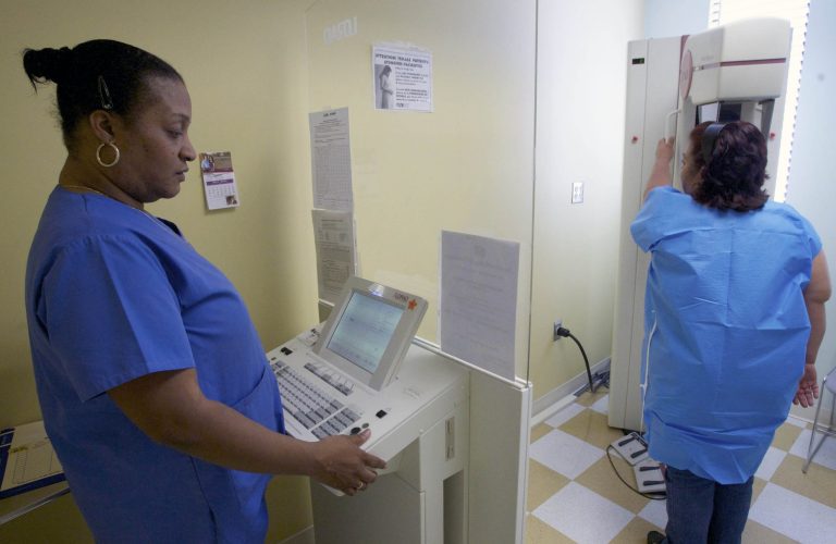 More than 17 million women in their 40s could be forced to pay for a vital breast cancer test, according to a new analysis. (AP Photo/Damian Dovarganes)