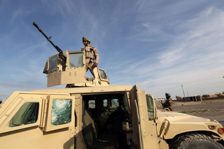 File photo of Iraqi security forces near Baghdad, Iraq. (AP Photo/Hadi Mizban)